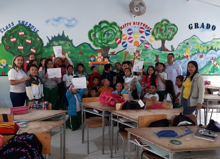 Estudiantes de Santa Maria se comprometen al ahorro de agua