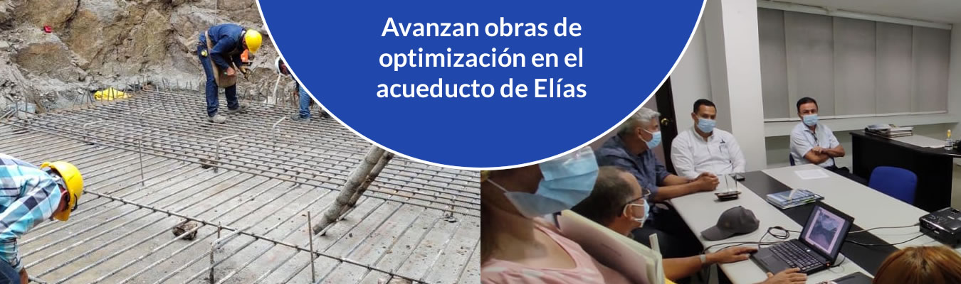 Avanzan obras de optimizacion en el acueducto de Elias