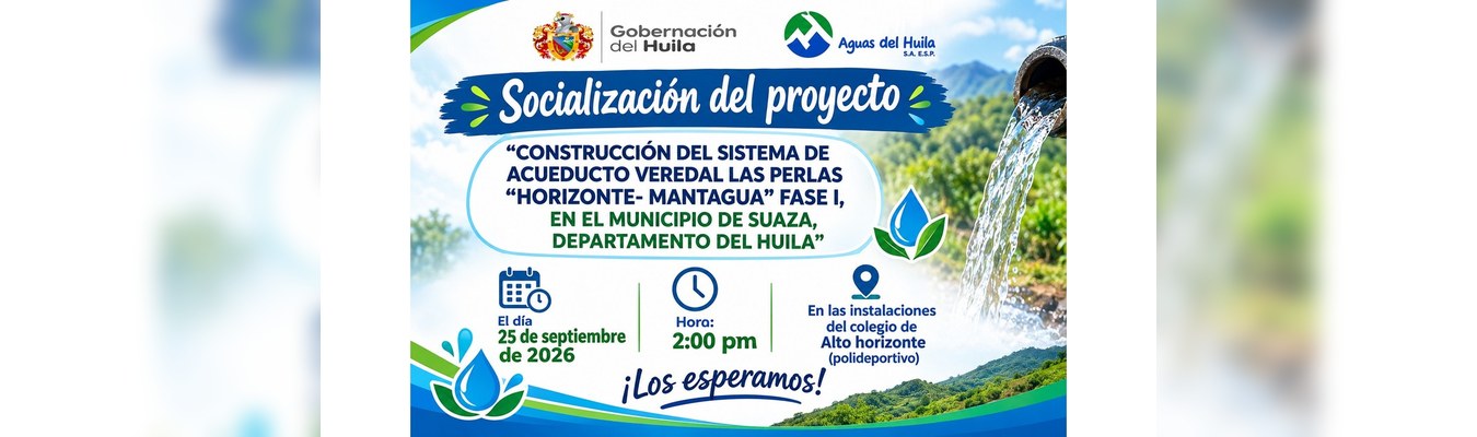 Socialización del proyecto de acueducto veredal Las Perlas “Horizonte-Mantagua” Fase I