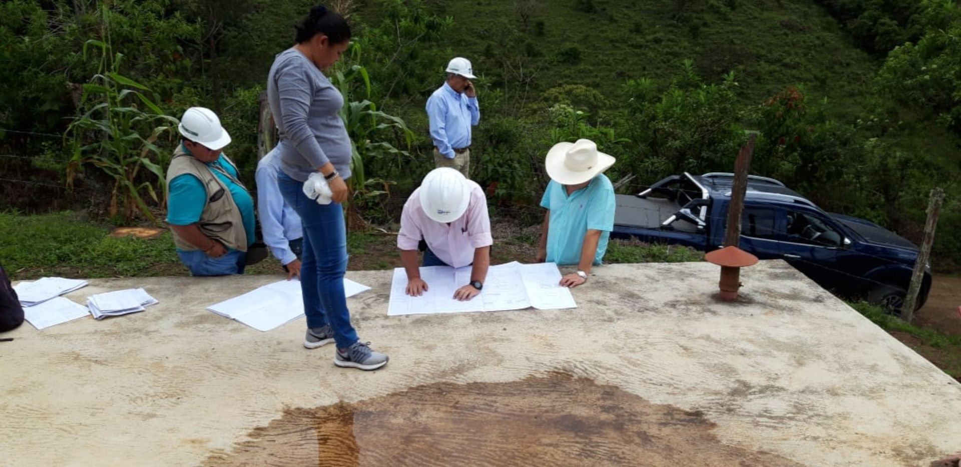Avanza cronograma de construccion de acueducto en centro poblado El Pensil
