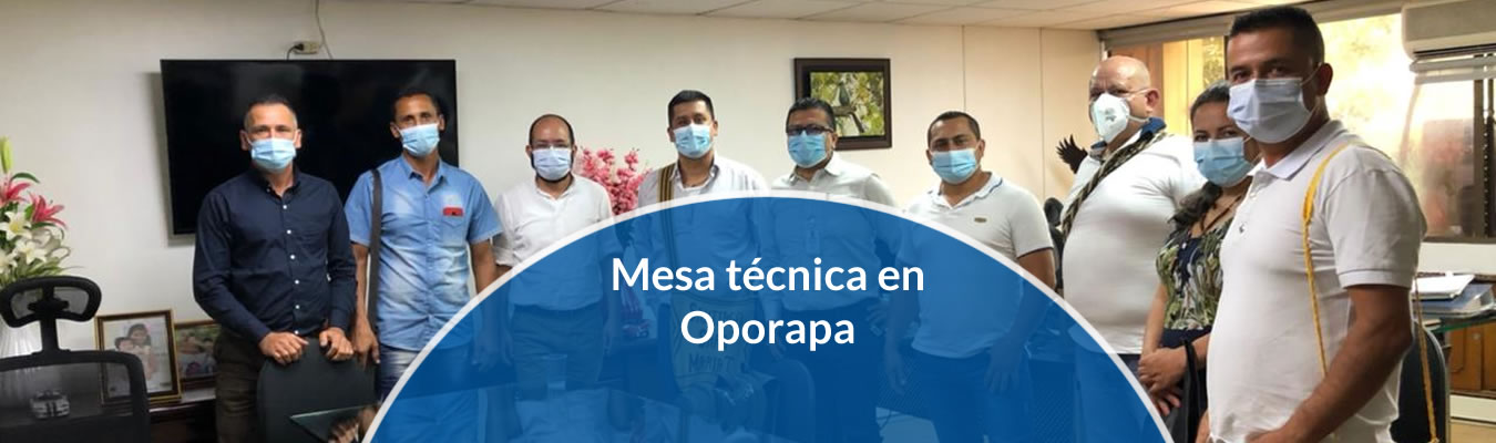 Mesa tecnica en Oporapa
